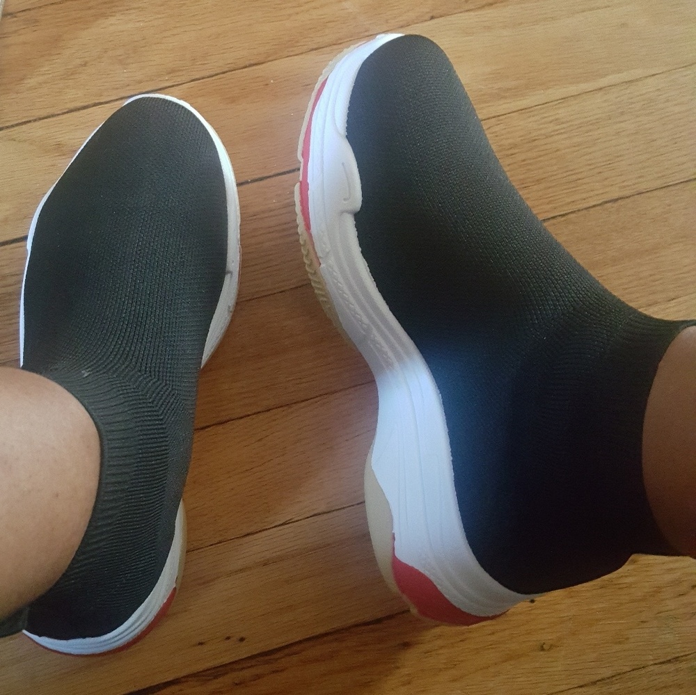 Knit Colorblock sock sneakers